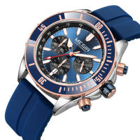 Reloj De Pulsera Deportivo Para Hombre MEGIR Lujo Negocios Caso Grande Luminoso Cronógrafo Resistente Al Agua Con Fecha - details 19