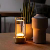 Lámpara De Mesa Inalámbrica Recargable Con Sensor Táctil Luz Nocturna LED Para Lectura Decoración De Habitaciones Restaurantes Hoteles Bares - details 6