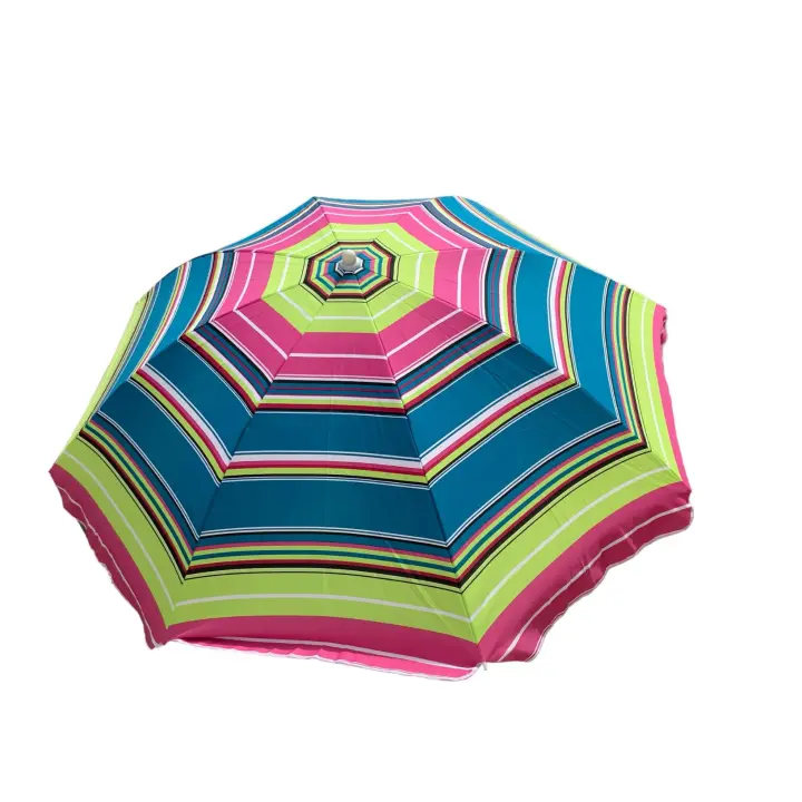 SANCO STORE sombrilla playa y piscina 200 cm monty tubo de aluminio protección solar - 1