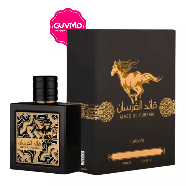 Lattafa Qaed Al Fursan Eau de Parfum 100ml – Perfume Unisex Oriental con Notas de Piña, Jazmín y Oud - 1