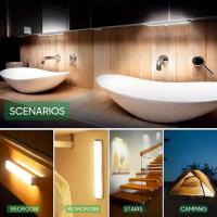 Luz De Noche LED Con Sensor De Movimiento Y Carga Inalámbrica Para Armario Cocina Escaleras Armario Decoración Del Hogar Luz De Gabinete 1pc - details 5