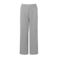 Pantalones Largos De Algodón Y Lino Para Mujer Primavera 2024 Negro Con Bolsillos Y Botones Estilo Casual Elegante Moda Nueva - details 11