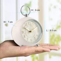 Reloj de escretorio con Pilas que no hace Tictac, Reloj despertador analógico, Reloj despertador retro para dormitorio - details 0