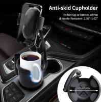 Soporte De Teléfono Móvil BLALION Multifuncional 3 En 1 Expansor De Porta Vidrio Con Base Giratoria Ajustable Y Clip De Almacenamiento Para Coche Negro ABS + Aluminio - details 0