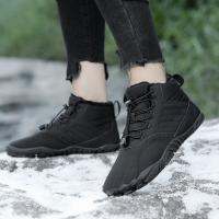 Botas De Invierno Cálidas Para Hombres Y Mujeres Zapatos Casuales De Peluche Algodón Para Trekk Ing Climbing Trabajo Bota De Tobillo Alto - details 9