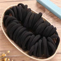 100pcs Cinturones Para El Cabello Gruesos Y Elásticos Accesorios Para El Cabello Para Mujeres Uso Casual Material Plástico - details 2
