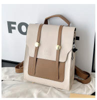 Nuevo bolso de mujer, nueva moda coreana, retro, simple, de color sólido, con hebilla de metal, mochila portátil de nicho - details 7