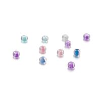 Lote De 10g De Cuentas De Vidrio Bohemio Colores Variados 2mm Para Creación De Joyería DIY Accesorios Para Pulseras Collares Y Aretes - details 4