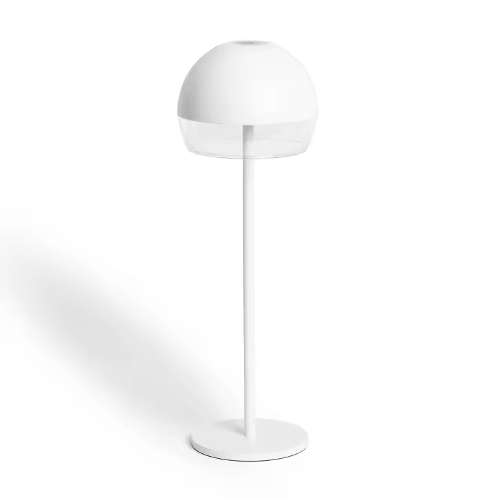 Ledkia Lámpara de Mesa LED Portátil para Exterior con Batería USB Recargable Adair Blanco - 1