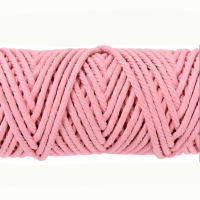 Cord Macramé 3mm200m Algodón 100% Para Hecho a Mano Plant Hanger Artesanía De Pared Costura Artesanías Tecidos Ecológico Alto Tensión Impermeable - details 1