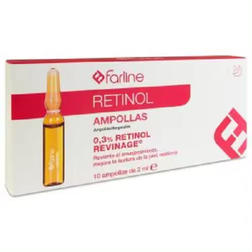 Farline Retinol 10 Amps - Reduce Arrugas y Mejora la Apariencia de la Piel - 1