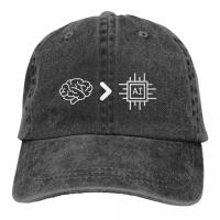 Gorro De Béisbol Unisex Protección Solar Puro Color Estilo Cowboy Ajustable Para Mujeres Sombrero De Visera Trucker Dad Hat - details 0