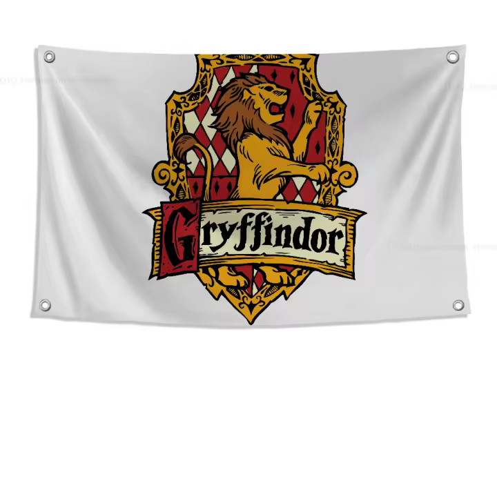 Bandera De Poliéster Para Niños Con Diseño De Potter Harries Decoración Exterior Y Habitaciones Estilo Aesthetic Cuatro Agujeros - 1