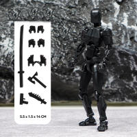 Figura De Acción Titan 13 T13 3D Impresión Múltiples Articulaciones Desplazables Figura De Suerte Nova 13 Figura De Acción Dummies - details 6