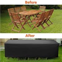 Garden Furniture Cover 180x120x74cm, Furniture Protective Tarpaulin, Waterproof Outdoor Furniture Covers, Dustproof Cover for Garden Table and Chairs - details 0
