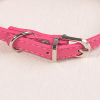 Collar De Gato PU Cuero Ajustable Con Bandana Accesorios Para Perros Pequeños Y Puppies Collar De Cuello Trigon Para Mascotas - details 3