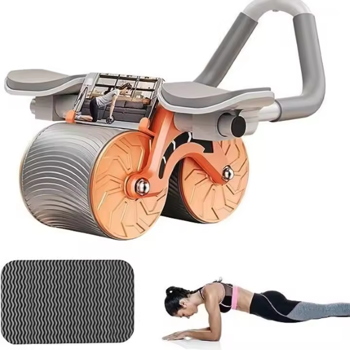 Rodillo abdominal de rebote Automático, Rodillo para ejercer Los músculos abdominales. - 1