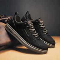 Zapatos De Cuero Para Hombre Casual Impermeables Vulcanizados Cómodos Talla Grande 39-44 Zapatos De Primavera Ajuste True to Size - details 17