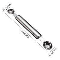 1PCS Herramienta Para Frutas Y Verduras Melón Scoop De Acero Inoxidable Herramienta DIY Para Hacer Bolas De Fruta Con Diseño De Sandía - details 0