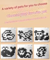 4 laveros electrónicos Virtuales de mascotas digitales nostálgicos con 168 mascotas en uno, juegos electrónicos Virtuales de Mano para niños, juego Divertida. - details 3
