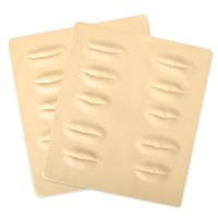 1/3/5pcs Piel De Práctica Para Tatuaje Labios Doble Cara Sintética Microblading De Pestañas Labio Bocina Cuerda De Goma Skins Suaves Accesorios De Tatuaje - details 3