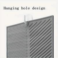Alfombrilla De Silicona Para Secado De Platos Matriz De Drenaje Plegable Grande Almohadilla De Drenaje Ecológica Resistente Al Calor Para Olla - details 5