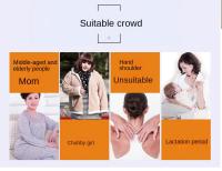 Sujetador De Algodón Para Mujeres Mayores Estilo Chaleco Con Abertura Frontal Para Amamantar Tamaño Grande Sin Anillo De Acero - details 12