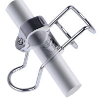 Portabastones De Acero Inoxidable 316 Para Barco De Pesca Y Kayak (2PC) Soporte De Barra Montado En Riel Doble Cable - details 0