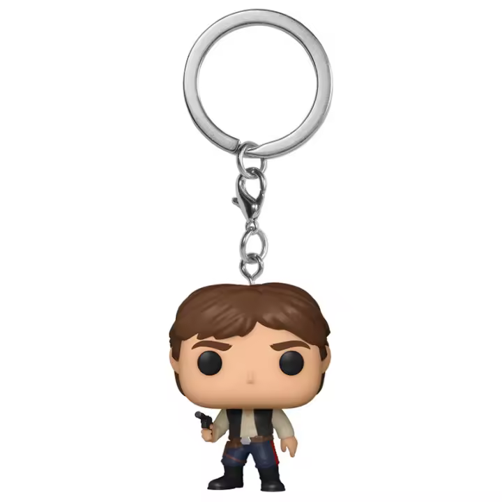 Llavero Pocket POP Star Wars Han SoloFigura  Coleccionable - Idea de Regalo- Mercancia Oficial - Juguetes para Niños y Adultos - Movies Fans - Muñeco para Coleccionistas y Exposición - 1