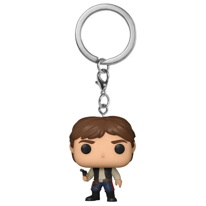 Llavero Pocket POP Star Wars Han SoloFigura  Coleccionable - Idea de Regalo- Mercancia Oficial - Juguetes para Niños y Adultos - Movies Fans - Muñeco para Coleccionistas y Exposición - 1