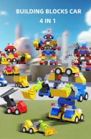 Juguetes Educativos Para Niños Bloques De Construcción Grandes 35/40/42PCS Excavadora Vehículos De Tráfico Engineering DIY Bloques Para La Creación - details 0