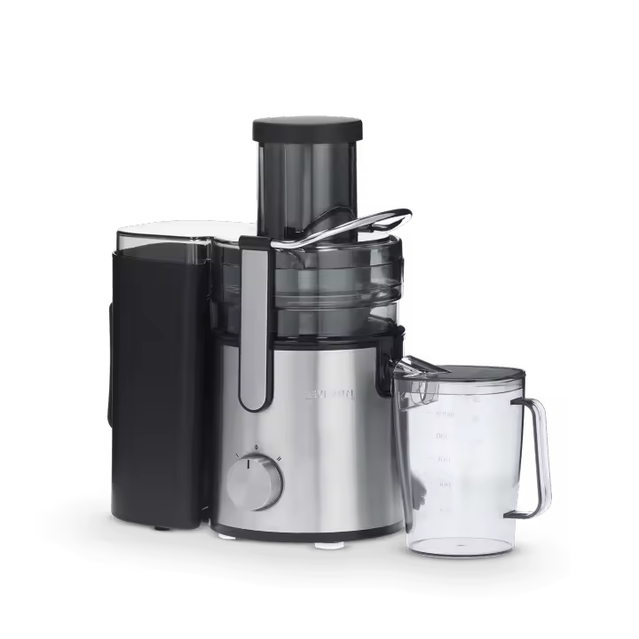 SEVERIN - Licuadora ES 3570 - 1100 ml de zumo, 2.500 ml de pulpa. Acero inoxidable / Negro 800 W - 1