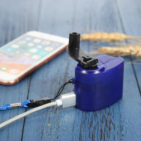 Cargador De Sobrevivencia Al Aire Libre Con Generador De Dinamismo Manual 5.5V Accesorios De Viaje Para Emergencias - details 0