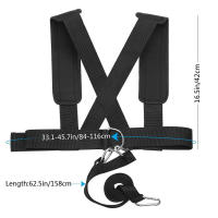 Arnes De Hombro Para Equipo De Fitness Accesorios Deportivos De Entrenamiento De Peso Resistencia Correa Para Músculo Dragón De Sled Pull En Gimnasio - details 5