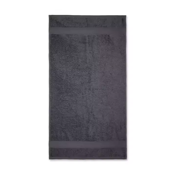 Toalla de lavabo 100%  algodón Gris oscuro 50x90 cm WELLHOME - 1