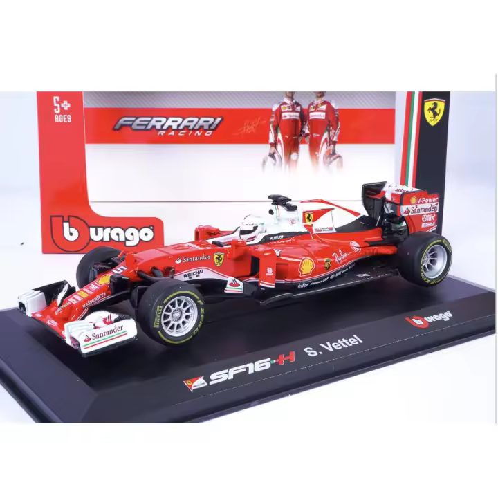 BURAGO FERRARI 1/32 SF16-H S. VETTEL - 1