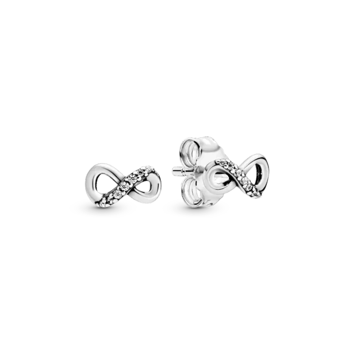 Pendientes colgantes Pandora de plata de ley S925 con caja original - 1