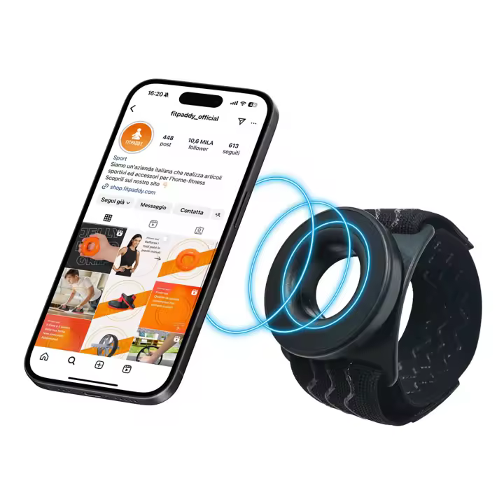 Soporte de brazo FITPADDY Magarm, sujeción segura MagSafe con imán N52, correa ajustable (22-47cm) y rotación de 360° - 1