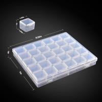 Caja De Diamantes Para Pintura DIY 30 Cuadrículas Caja De Almacenamiento Para Joyería Y Uñas Contenedor De Herramientas De Arte - details 4