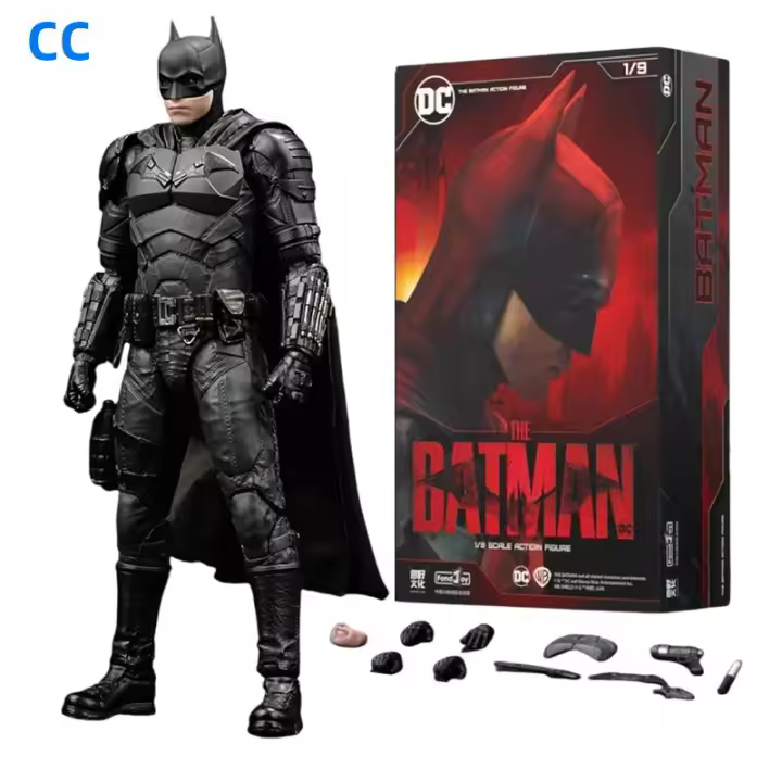 Figura De Acción Batman Justice League DC Robert Pattinson Colección De Figuras Anime Modelo Juguete Regalo Para Adolescentes Y Adultos - 1