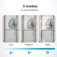 Ventilador de pie - Cecotec EnergySilence 1010 ExtremeConnected - 60W, 10 Aspas, Mando y Temporizador - details 4