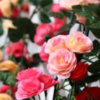 Corona De Flores Artificiales Rosas 180cm Para Decoración De Bodas Y Fiestas Guirnalda De Pared Para Hogar Y Habitaciones - details 2