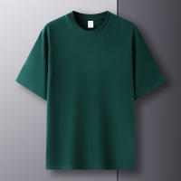 Camiseta De Algodón Puro 100% Para Hombre Manga Corta Verano Moda Casual Color Sólido Cuello Redondo Top Amplio Para Pareja - details 38
