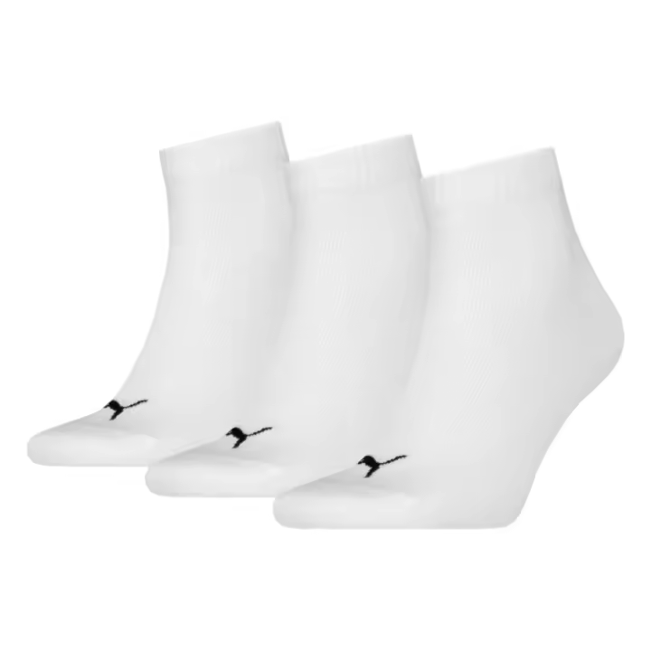 Calcetines Puma Plain Pack 3 Pares Blancas 701230337-300 Hombre Mujer Media Altura - 1