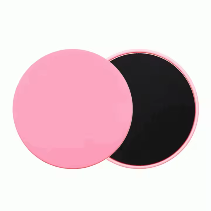 IMAXWAVE Discos deslizantes de doble cara para fitness, yoga y pilates, discos de deslizamiento, sliders para ejercicio y core, discos de entrenamiento, discos para planchas en casa y gimnasio - Rosa - 1