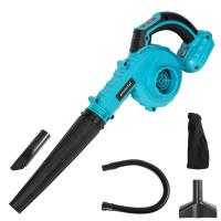 Soplador de hojas y aspirador inalámbrico 2 en 1, 21V, 500W, 20000RPM, Pantalla de potencia, 5 niveles de ajuste, Secador de pelo portátil recargable Pequeño para batería Makita de 18V (sin batería ni cargadores) - details 0