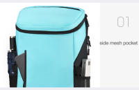 Mochila Deportiva Para Hombres Y Mujeres Bolsa De Viaje Grande Con Bolsillo Para Zapatillas Adecuada Para Gimnasio Yoga Badminton Natación Entrenamiento Al Aire Libre Escuela Color Variado Nylon Impermeable - details 8