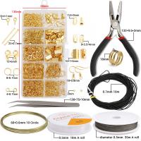 Kit De Accesorios De Joyería De Aleación Con Anillos Saltarines Y Gancho Para Pendientes Herramientas De Reparación Y Fabricación De Joyas - details 0