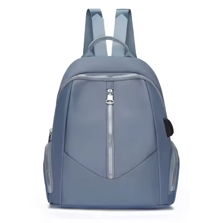 Mochila para mujer, nueva, sencilla, de gran capacidad, a la moda, para viajes al aire libre, versión coreana, mochila de nailon - 1