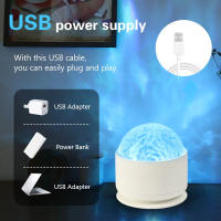 Luz Nocturna LED USB Para Habitación De Niños Proyector De Cielo Estrellado RGB 16 Colores Rotación Automática Decoración De Fiesta - details 5